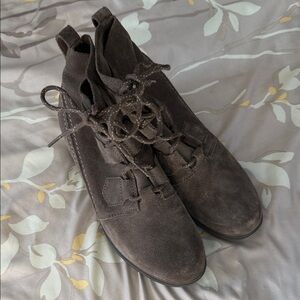 Sorel Chocolate Suede Ankle Boots